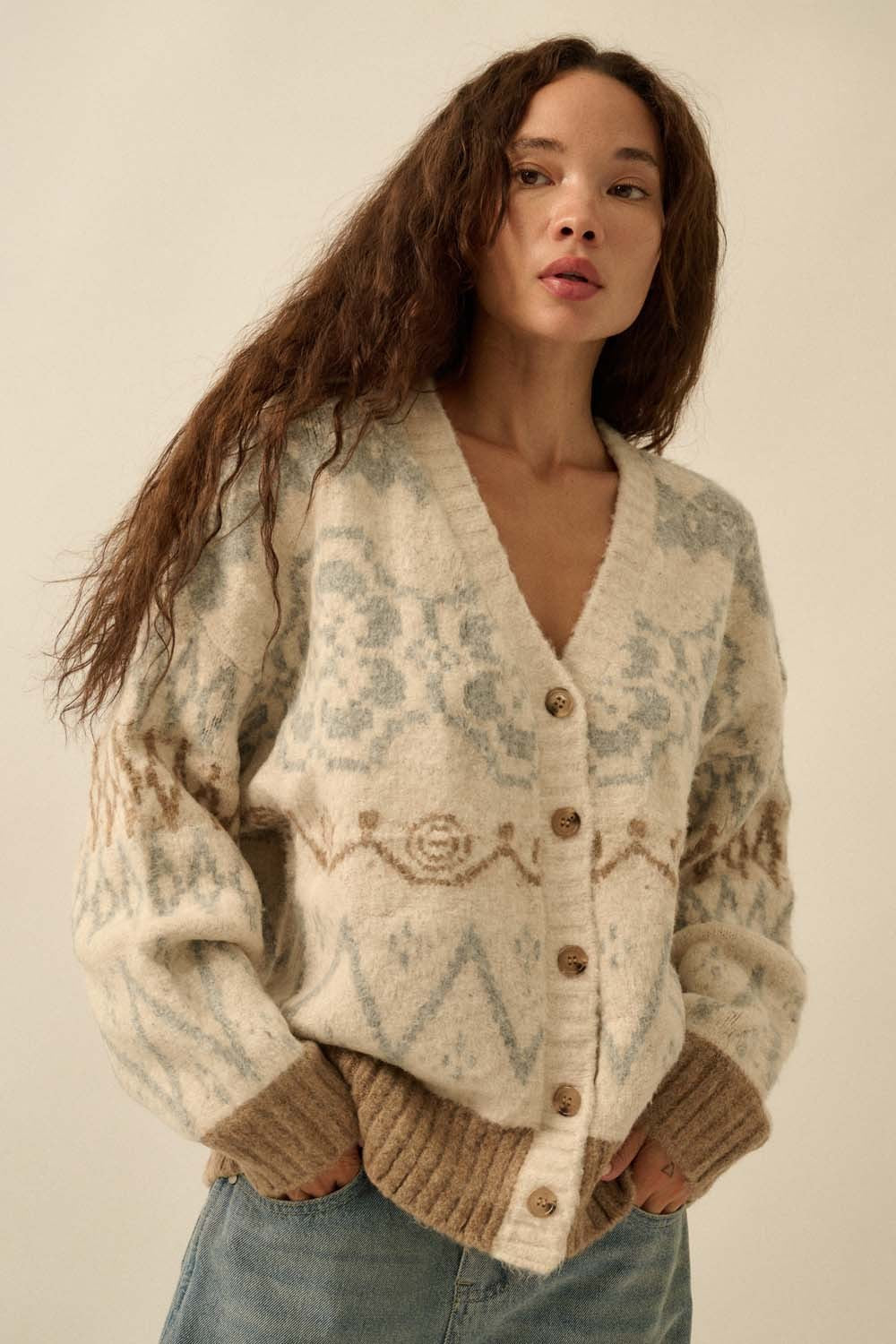 Soft Warm Cardigan - Playful Layer