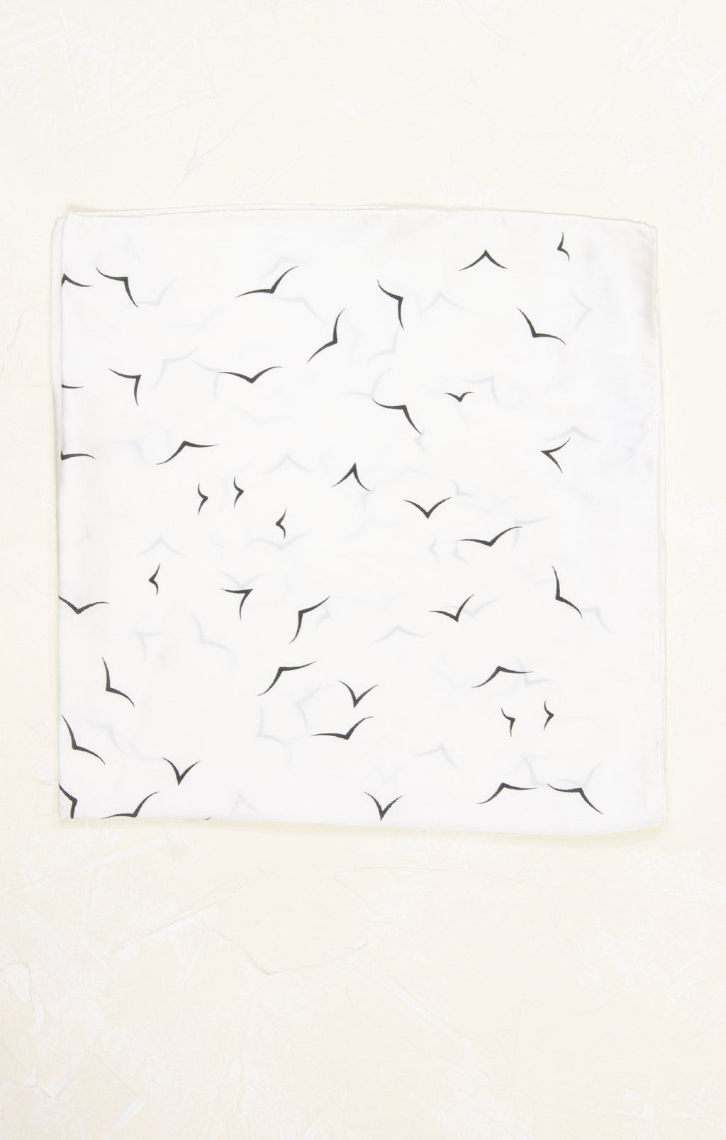 Elegant Feather Pattern Kerchief