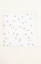 Elegant Feather Pattern Kerchief