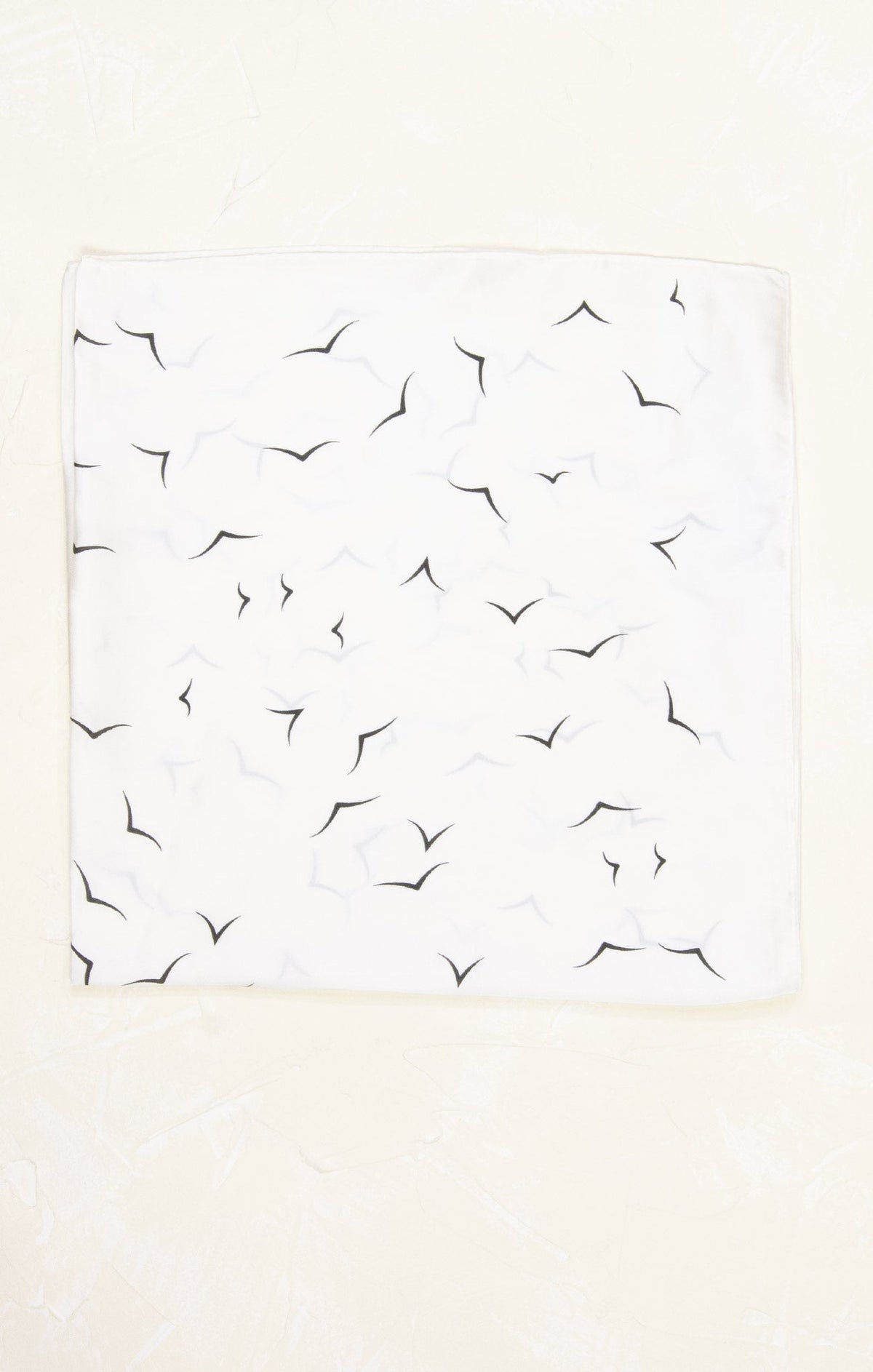 Elegant Feather Pattern Kerchief
