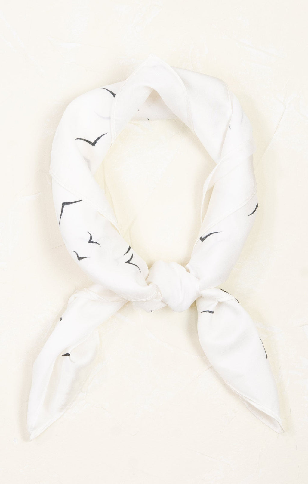 Elegant Feather Pattern Kerchief
