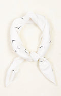 Elegant Feather Pattern Kerchief