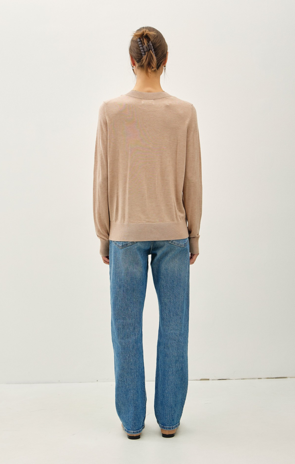 Cozy V-Neck Ribbed Sweater