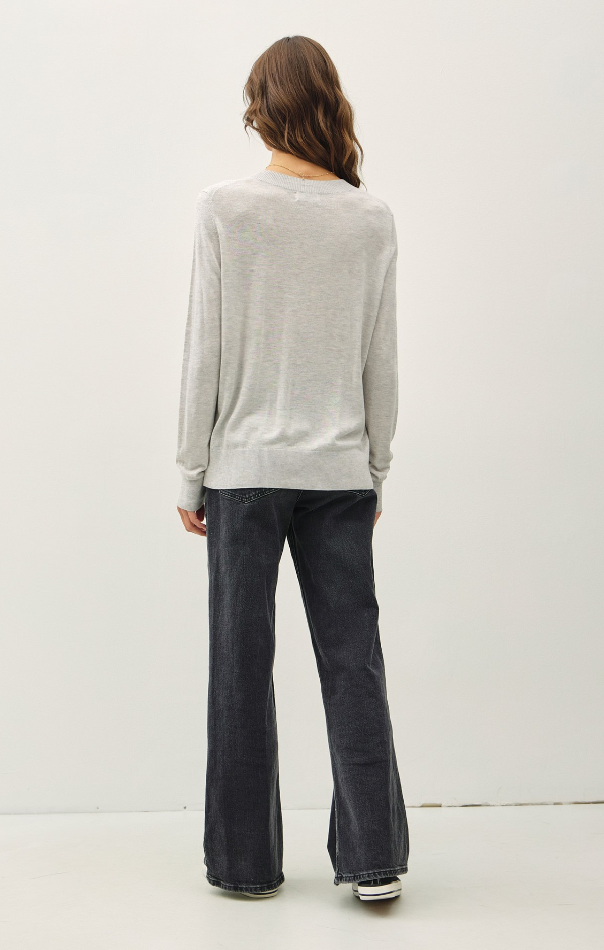 Cozy V-Neck Ribbed Sweater
