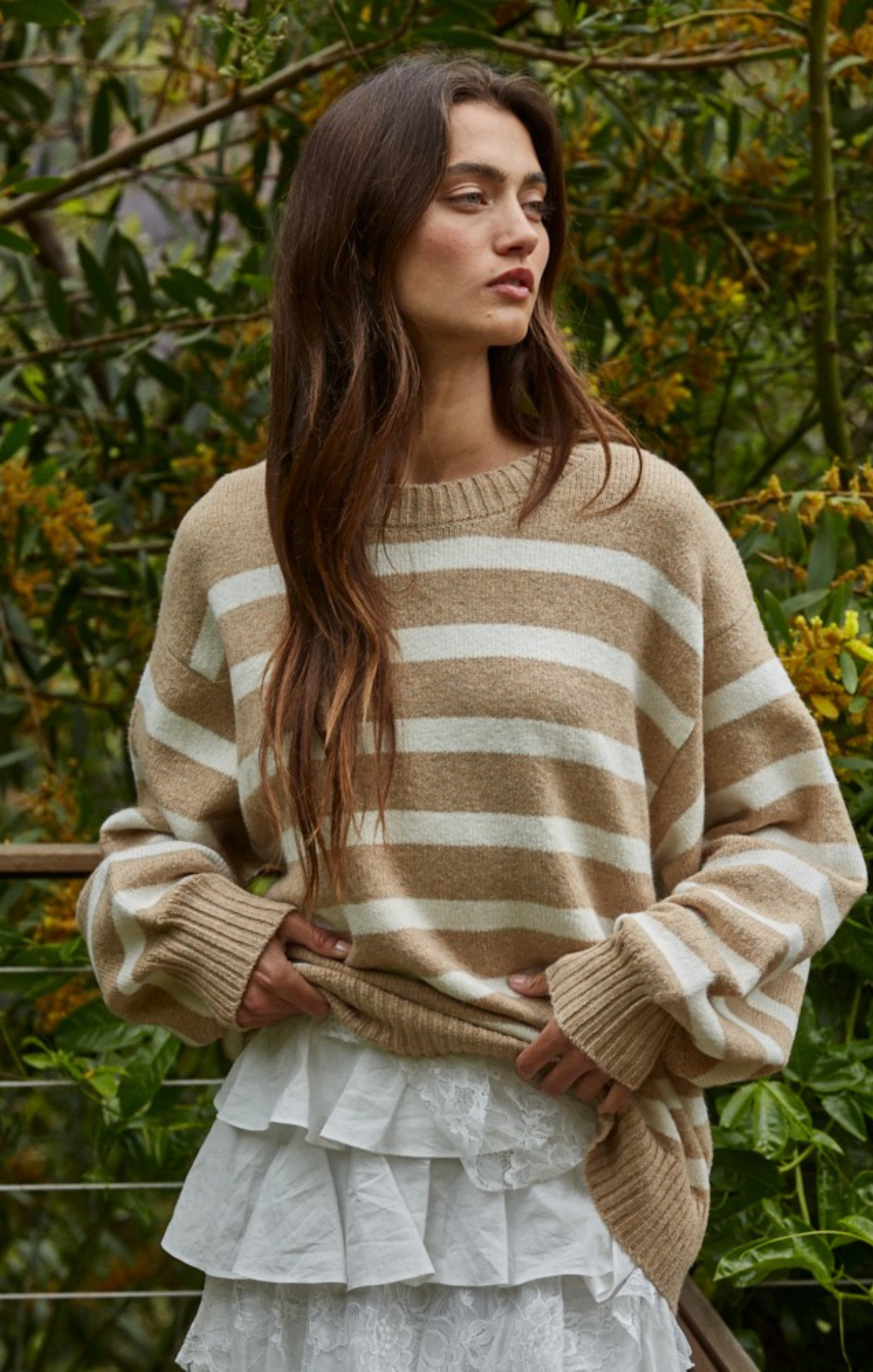 Striped Joy Sweater