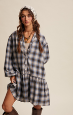 Modern Plaid Adventure Dress
