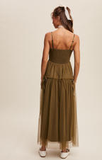 Whimsy Twirl Midi Dress