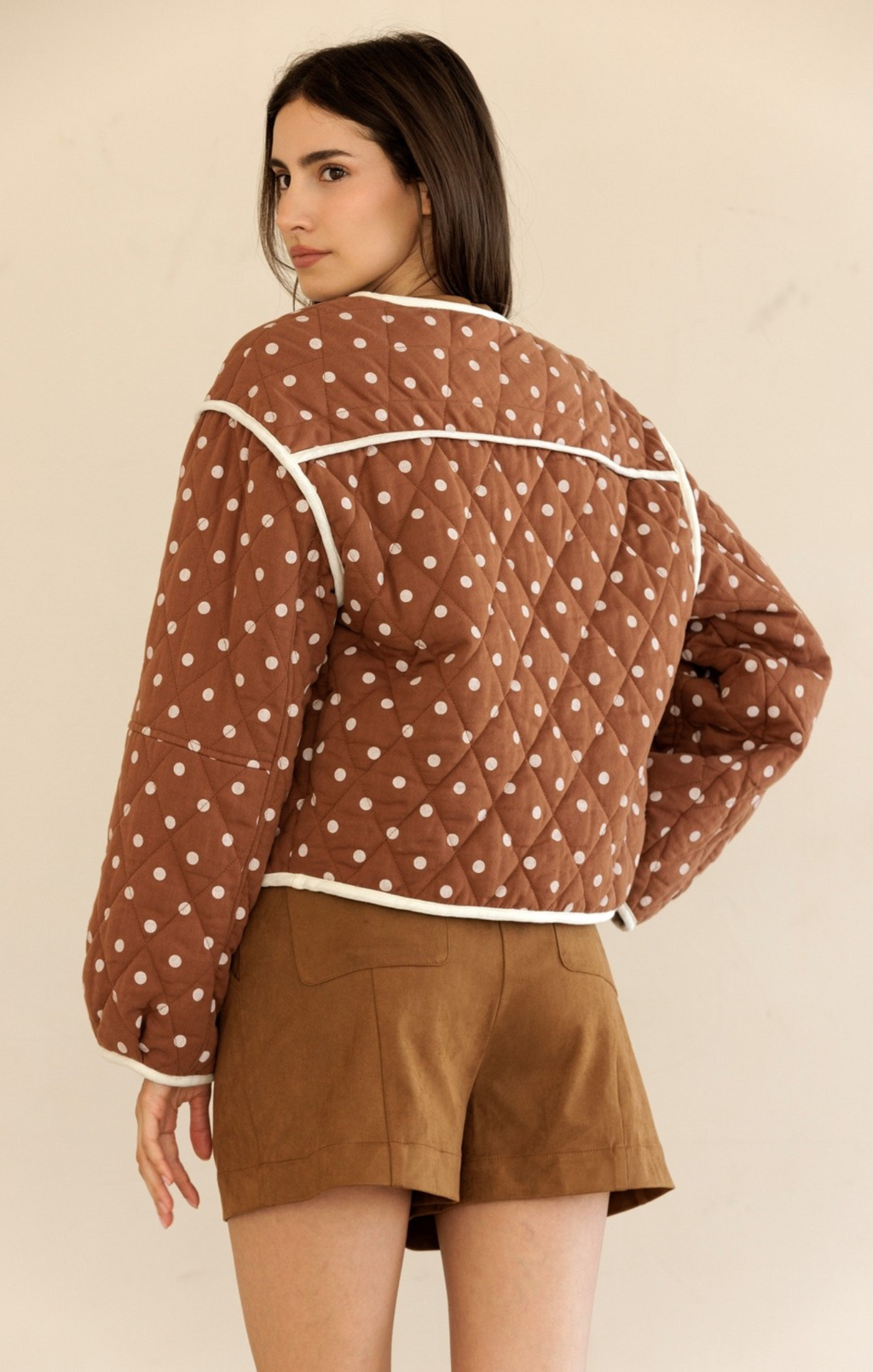 Playful Polka Dot Jacket