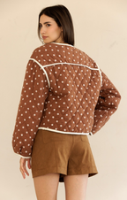 Playful Polka Dot Jacket
