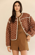 Playful Polka Dot Jacket