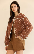 Playful Polka Dot Jacket