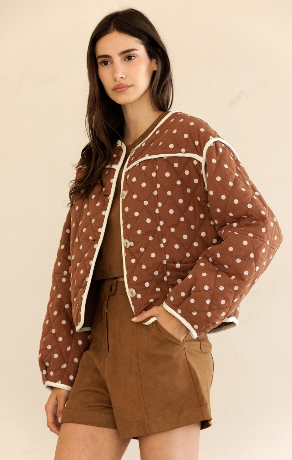 Playful Polka Dot Jacket