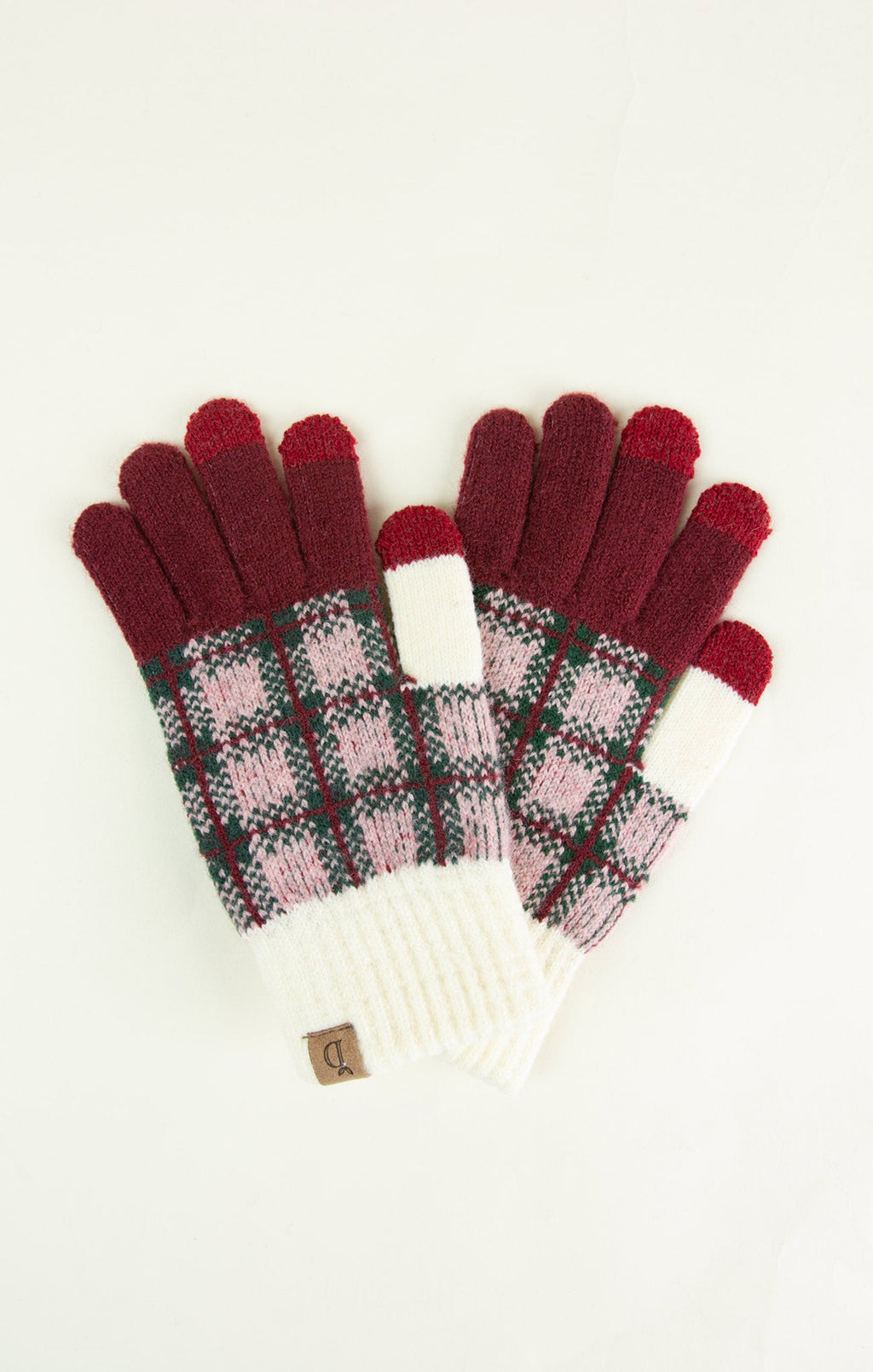 Chic Checkered Hand Warmers