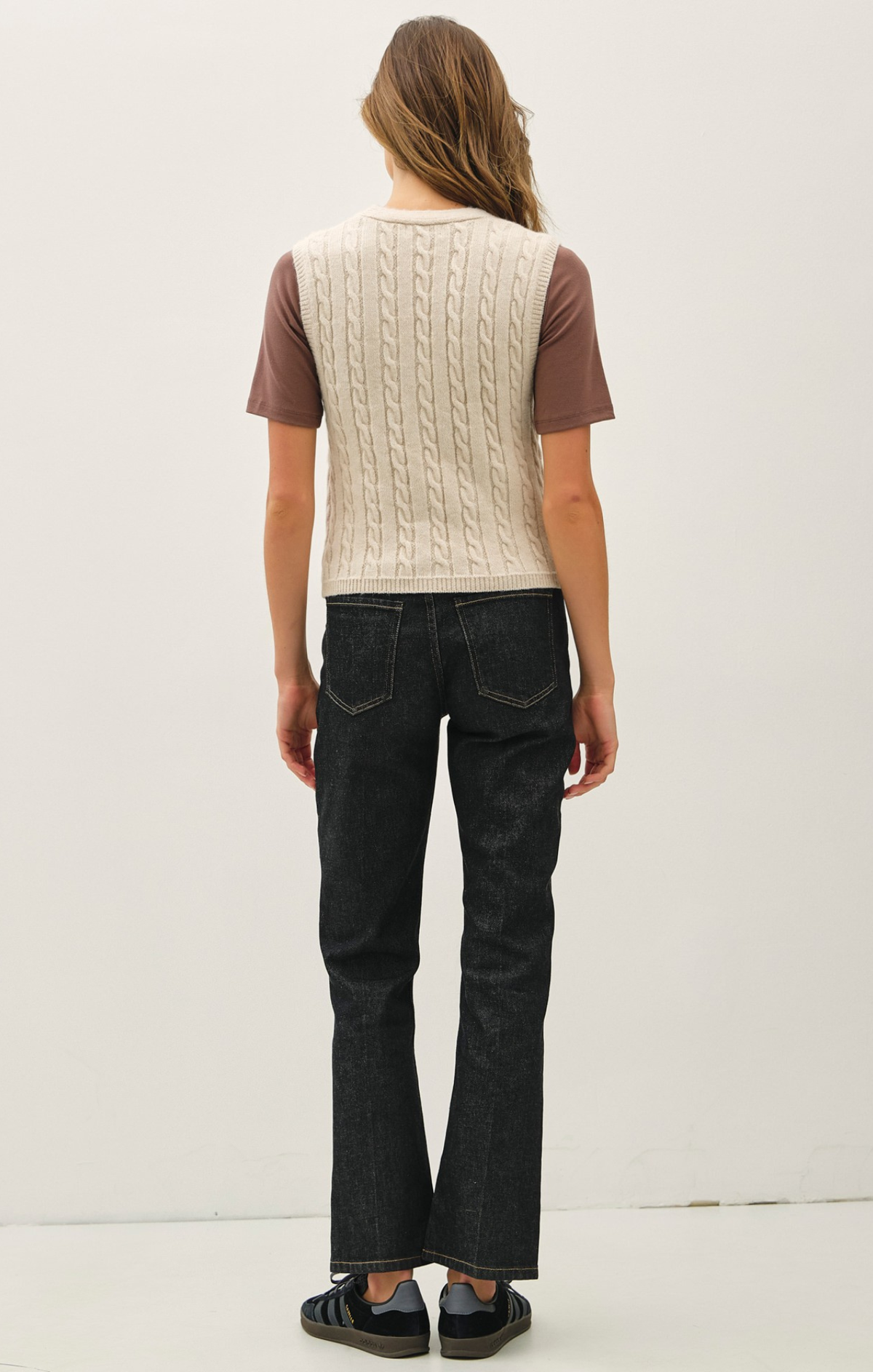 Retro Charm Layered Vest