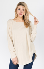 Boat Neck Elegant Layering Sweater
