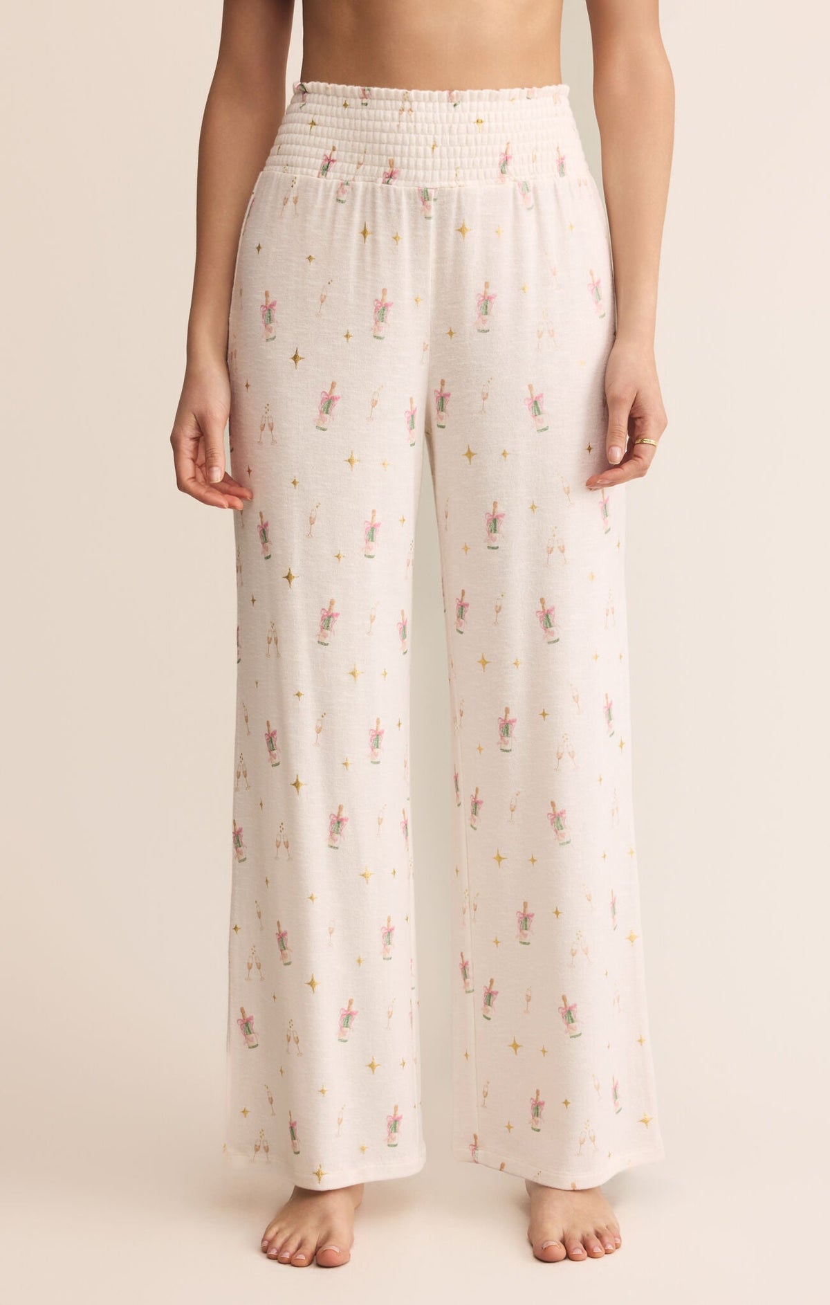 ‌Loungewear-Luxe Playful Pants