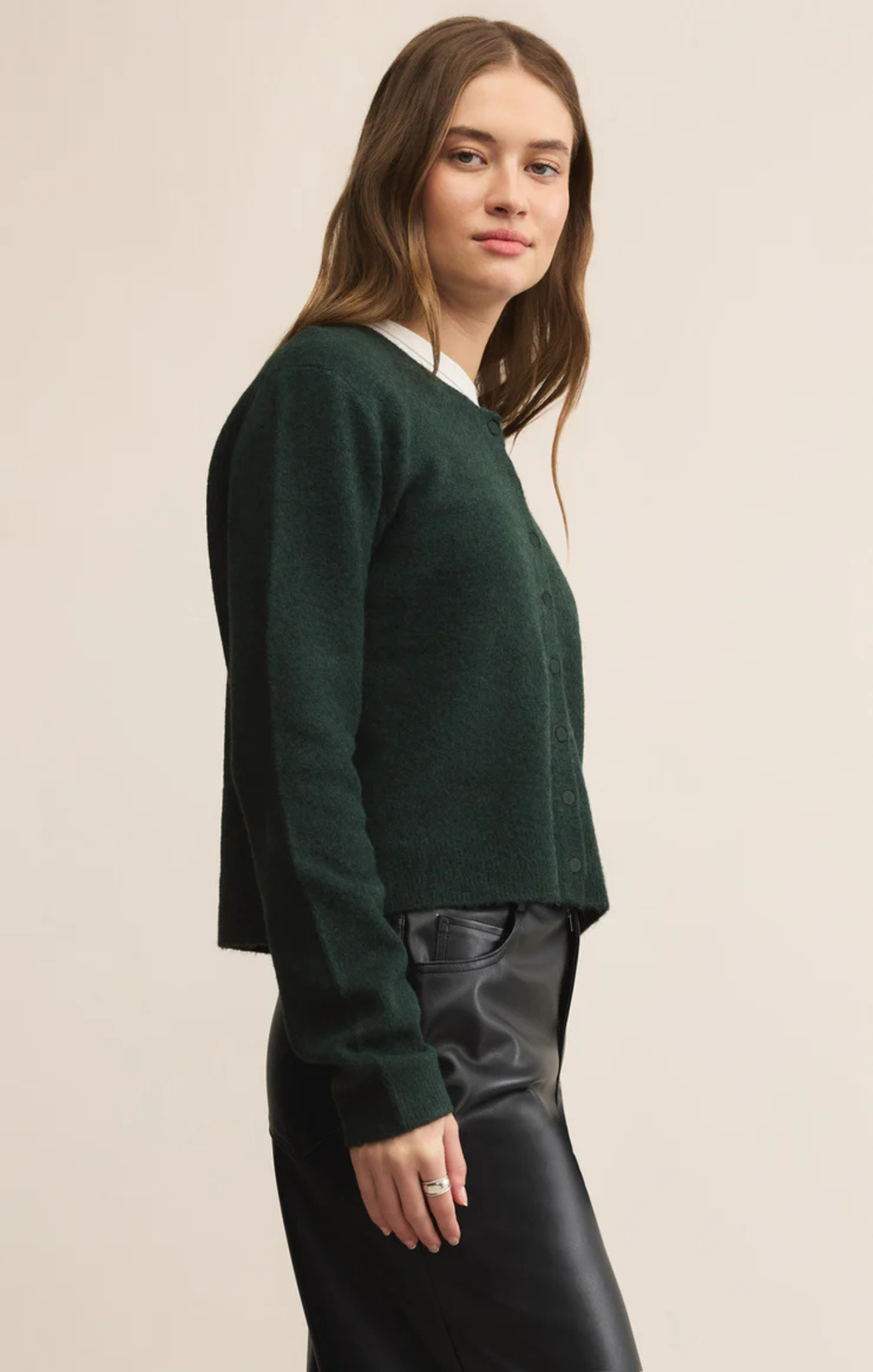 Soft Stretch Blend Cardigan