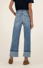 Versatile Rolled Style Jeans
