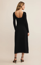 Head-Turning Mesh Flair Dress