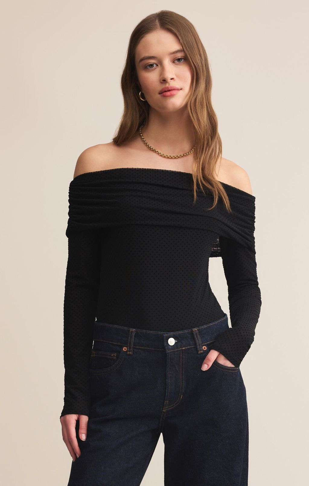 Comfortable Curve-Hugging Top