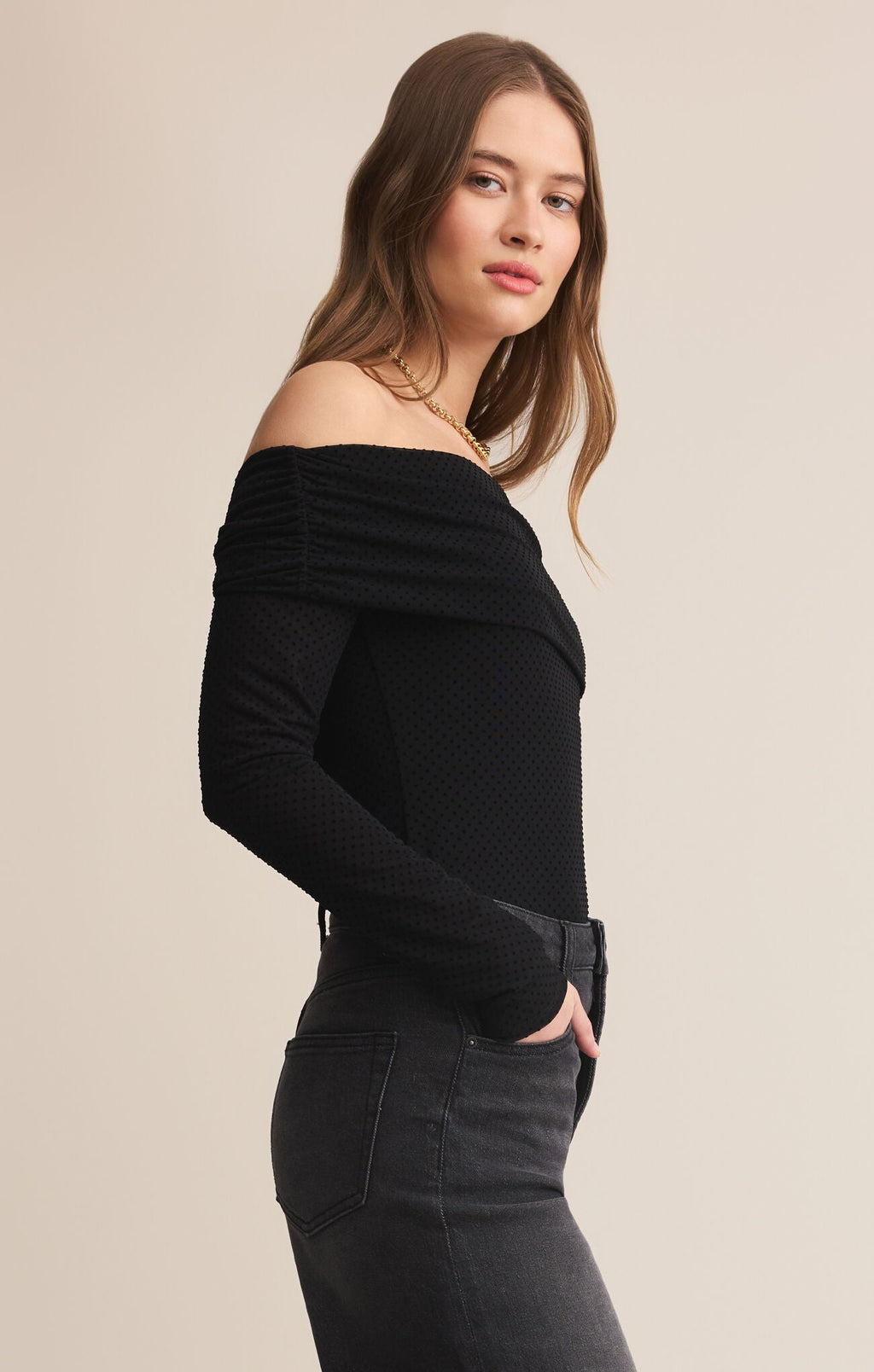 Comfortable Curve-Hugging Top