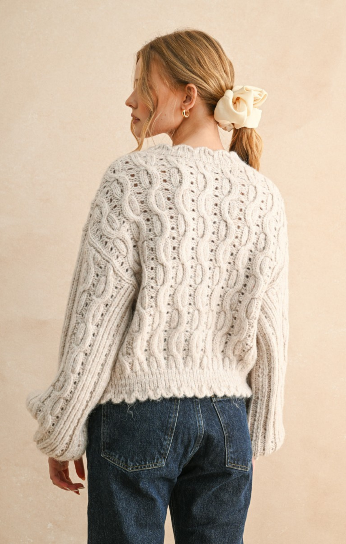 Whimsy Scallop Cardigan - Charming Layer