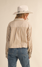 Lively Stripes Button Down