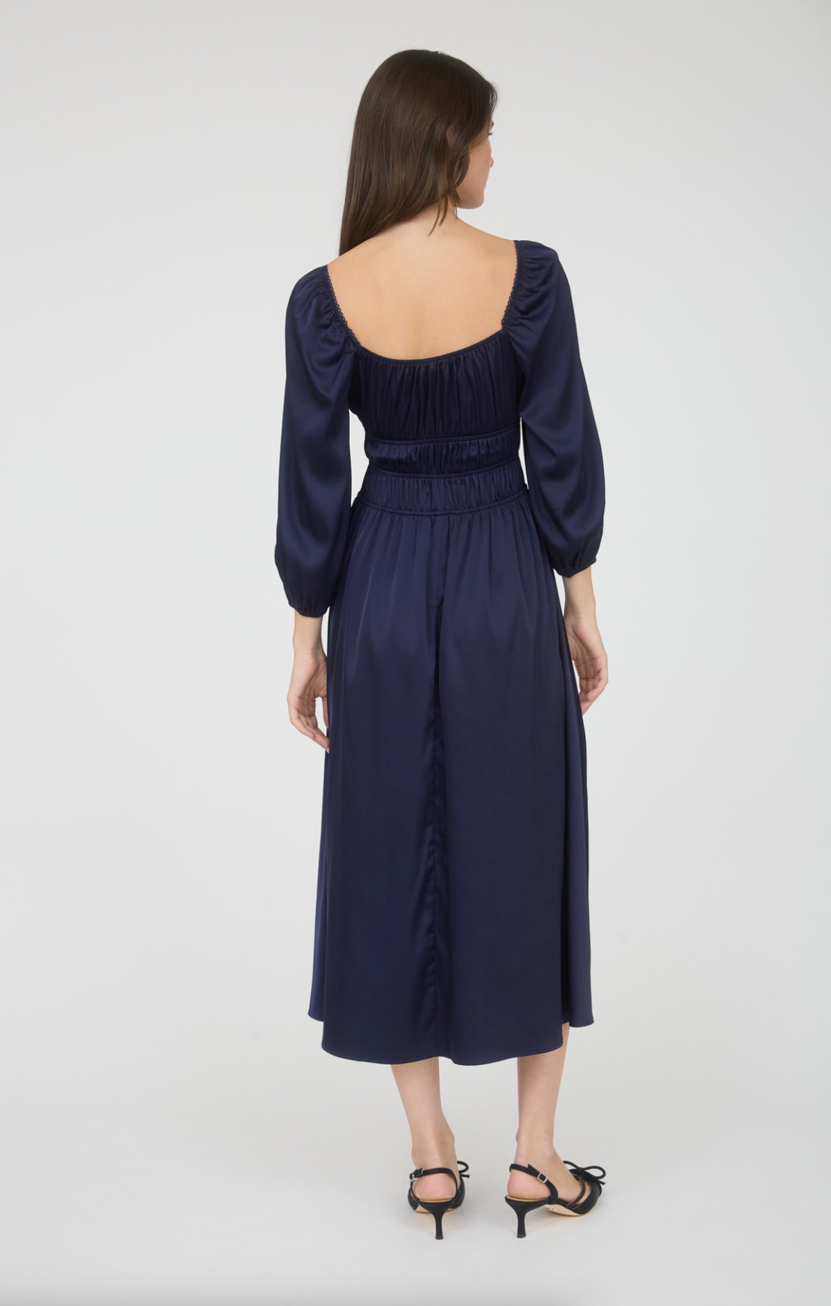 Playful Satin Elegance Dress