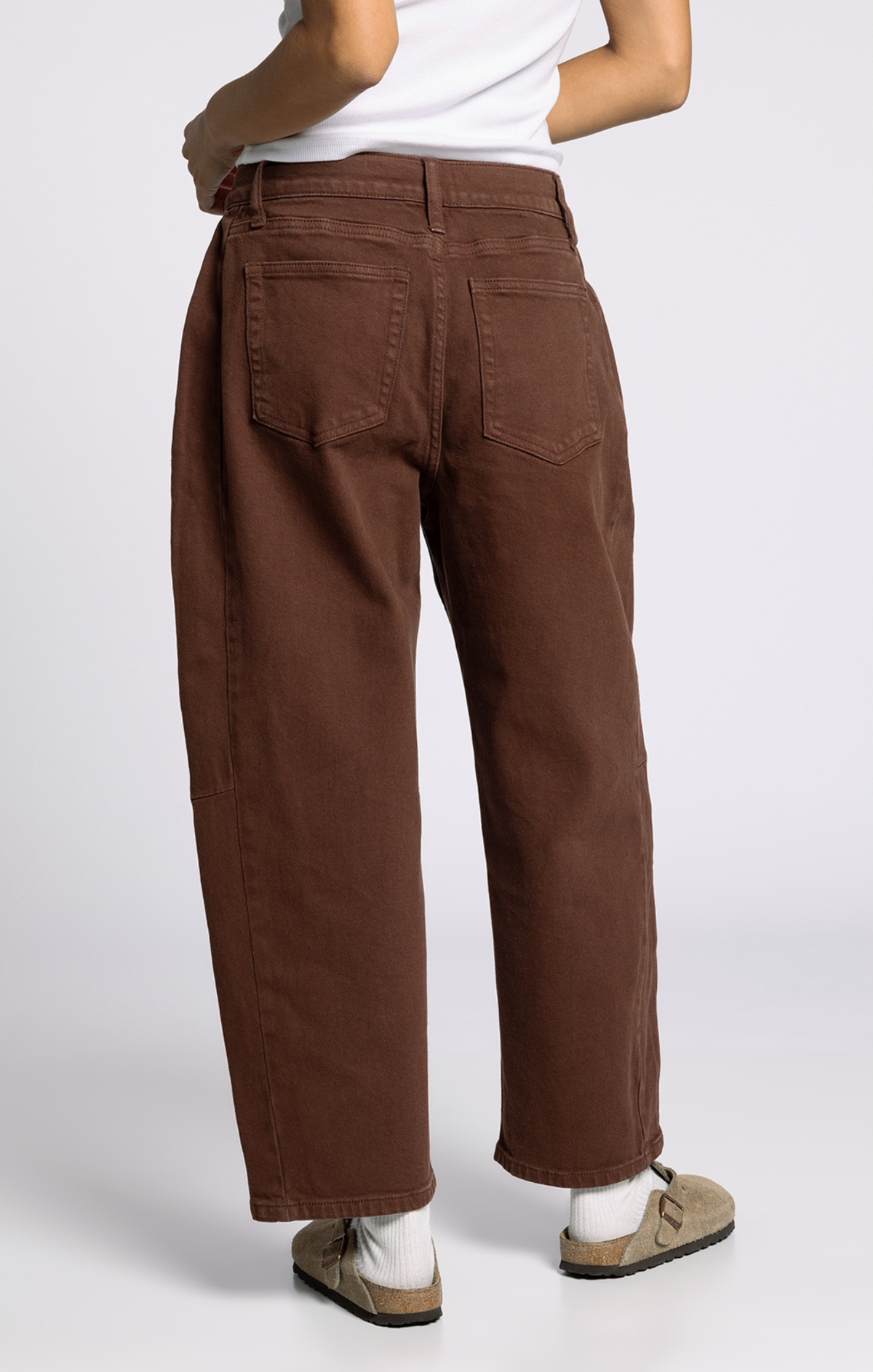 Playful Cropped Barrel Pants