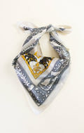 Chic Patterned Silk Kerchief