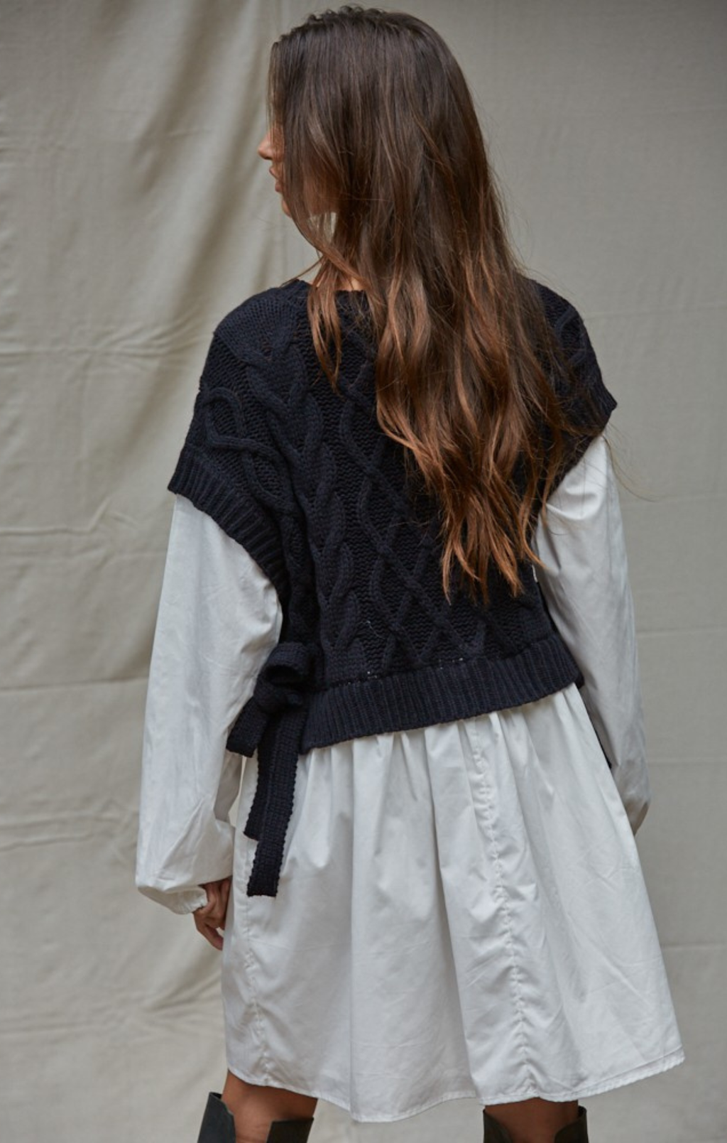 Sweater Dress Combo Dress