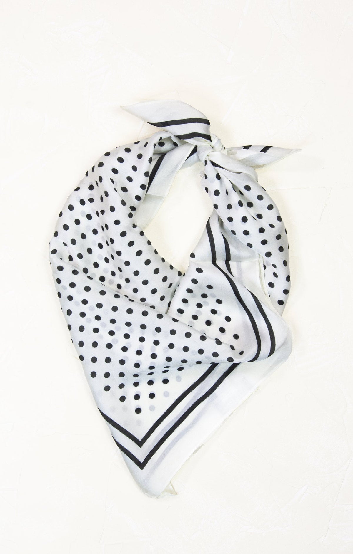 Elegant Dot Silk Neckerchief