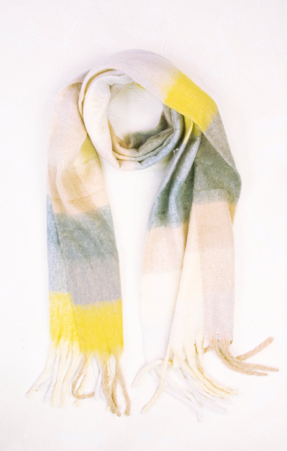 Stylish Colorful Plaid Scarf