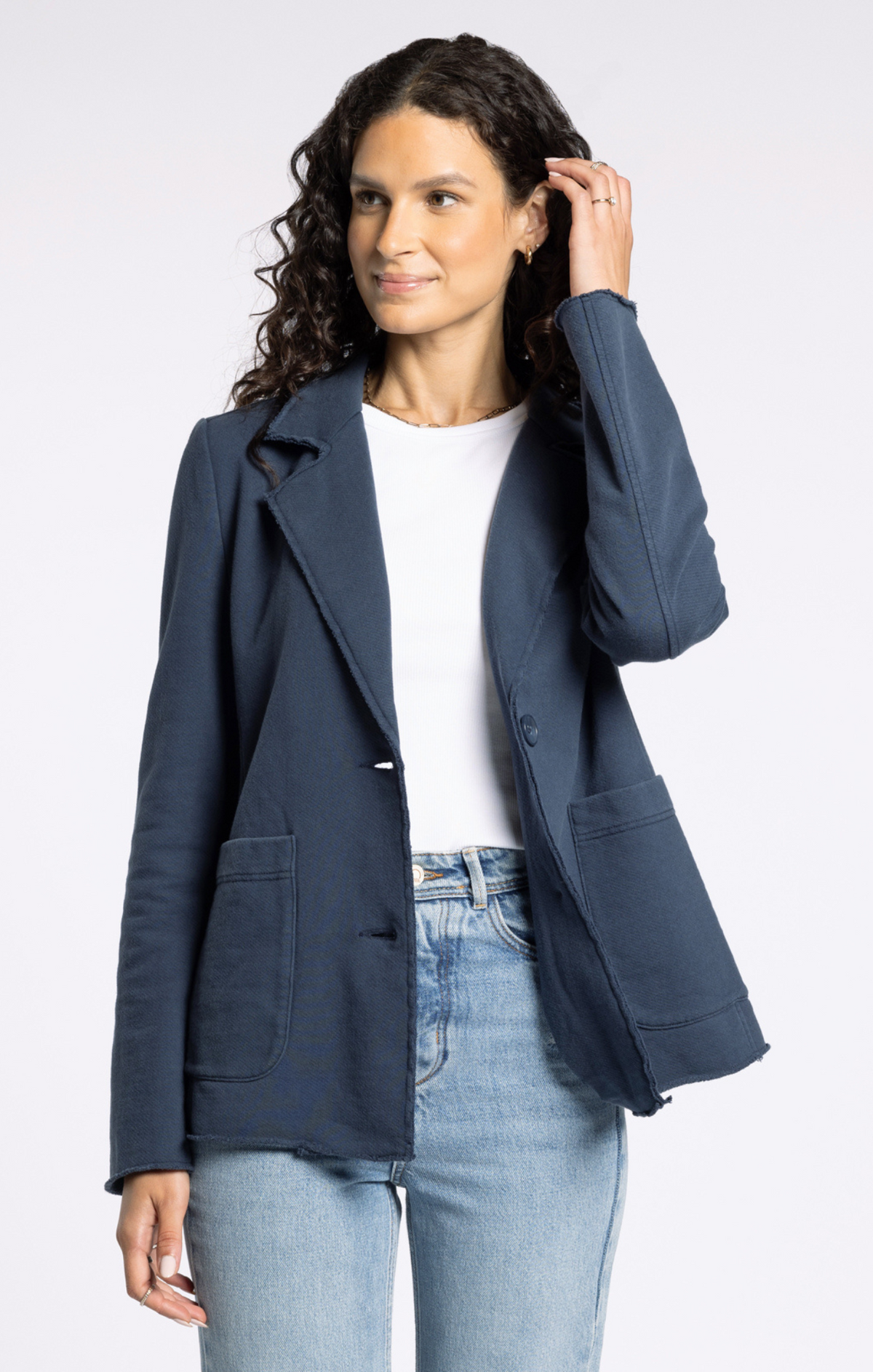 Playful Blazer Confidence Boost
