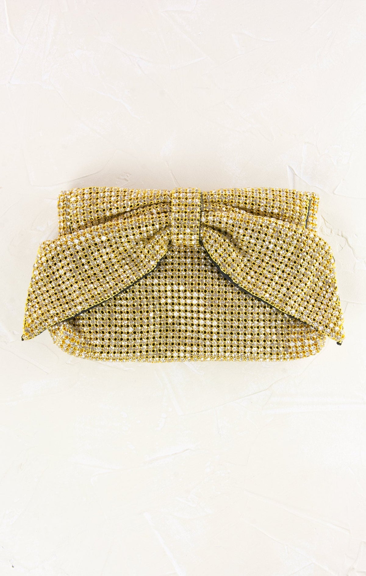 Glamorous Gold Bow Bag‌