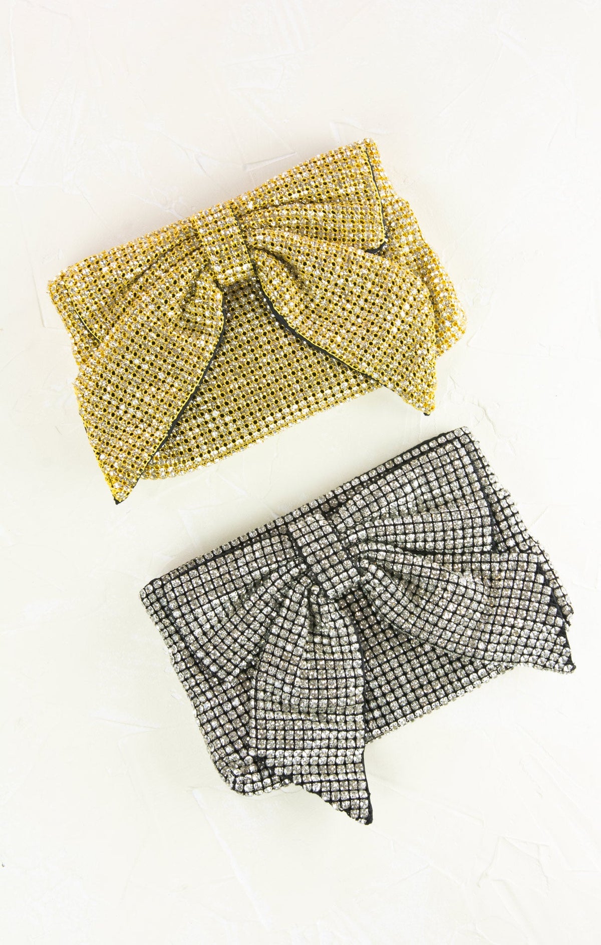 Glamorous Gold Bow Bag‌