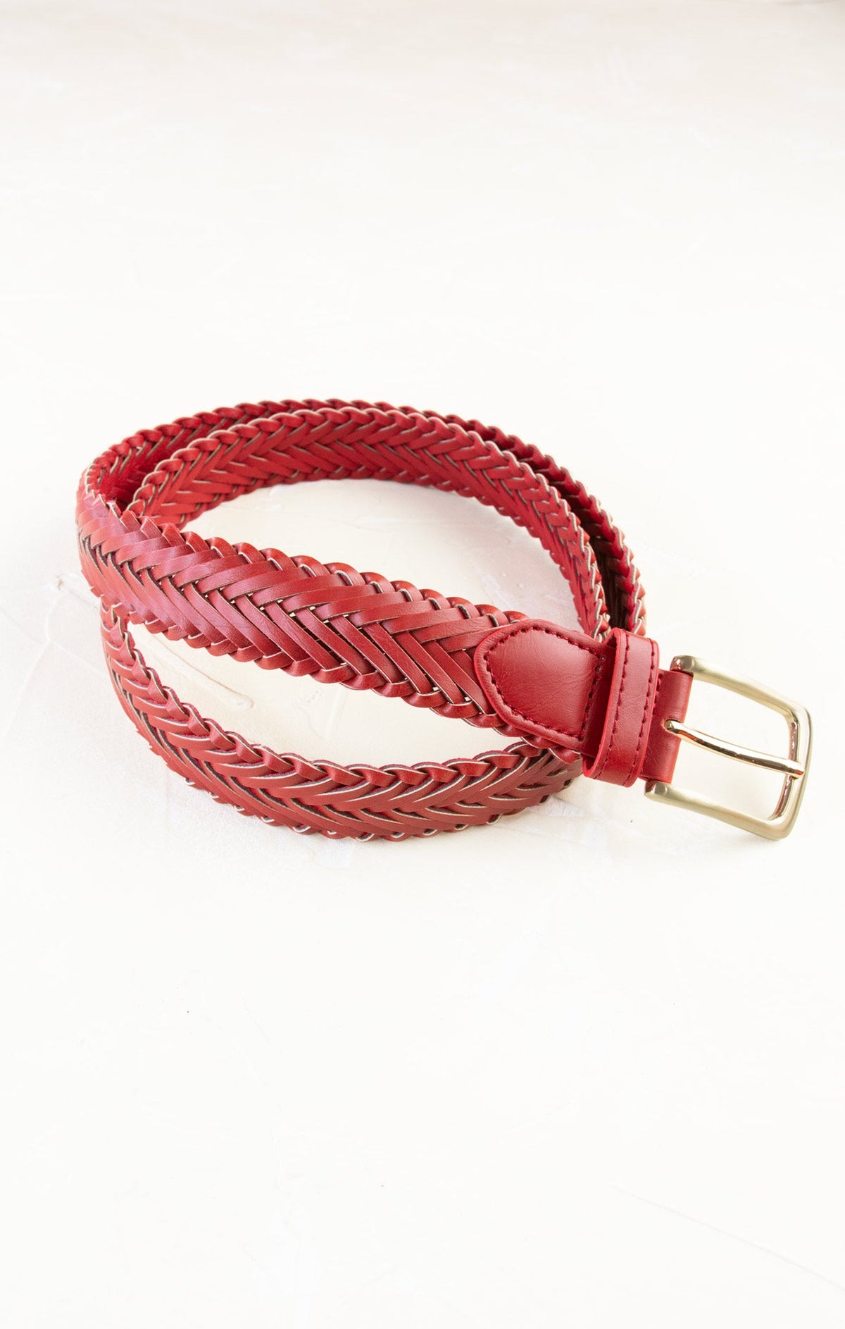 Fashion Braided Leather Belt