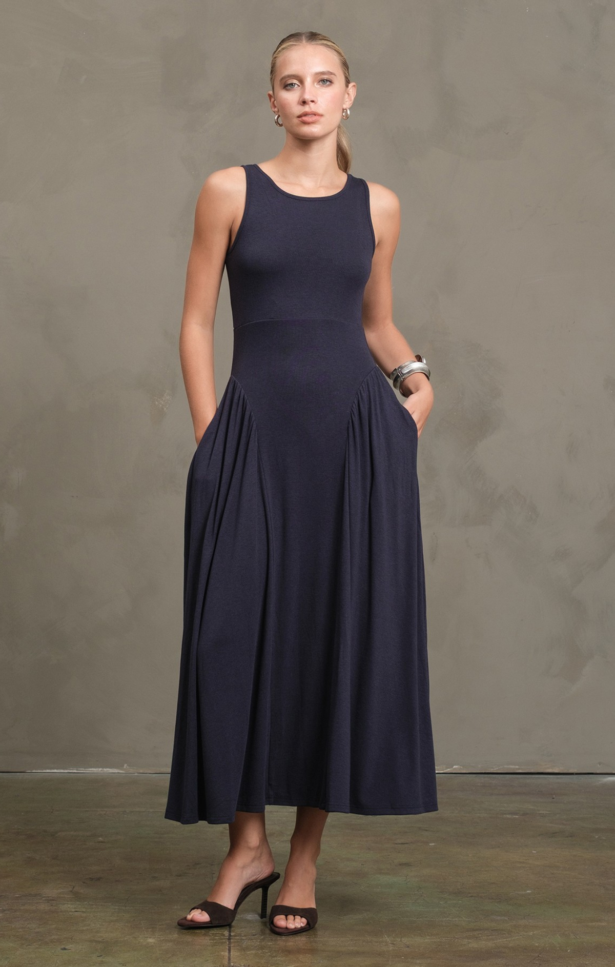 Effortless Charm Knit Maxi Dress