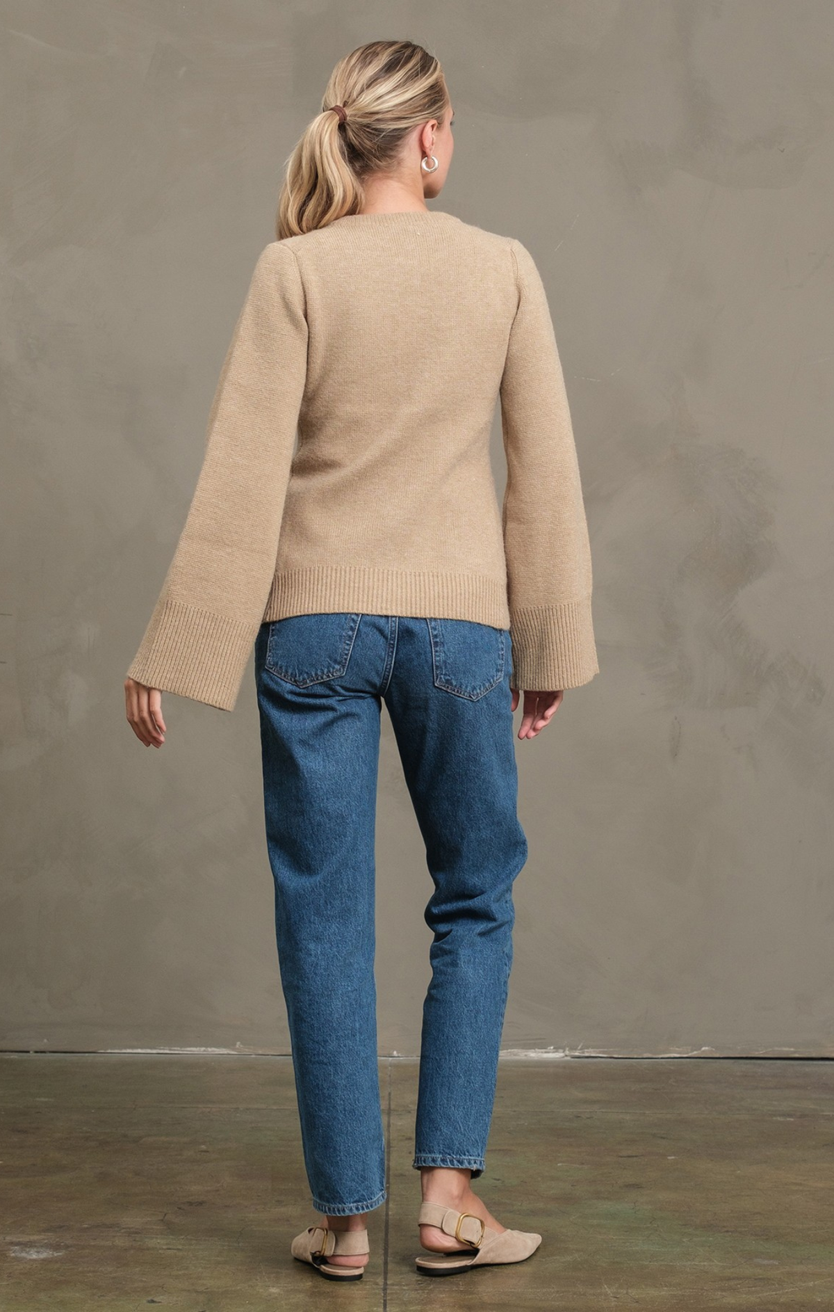 Sweater with Drama - Cozy Style