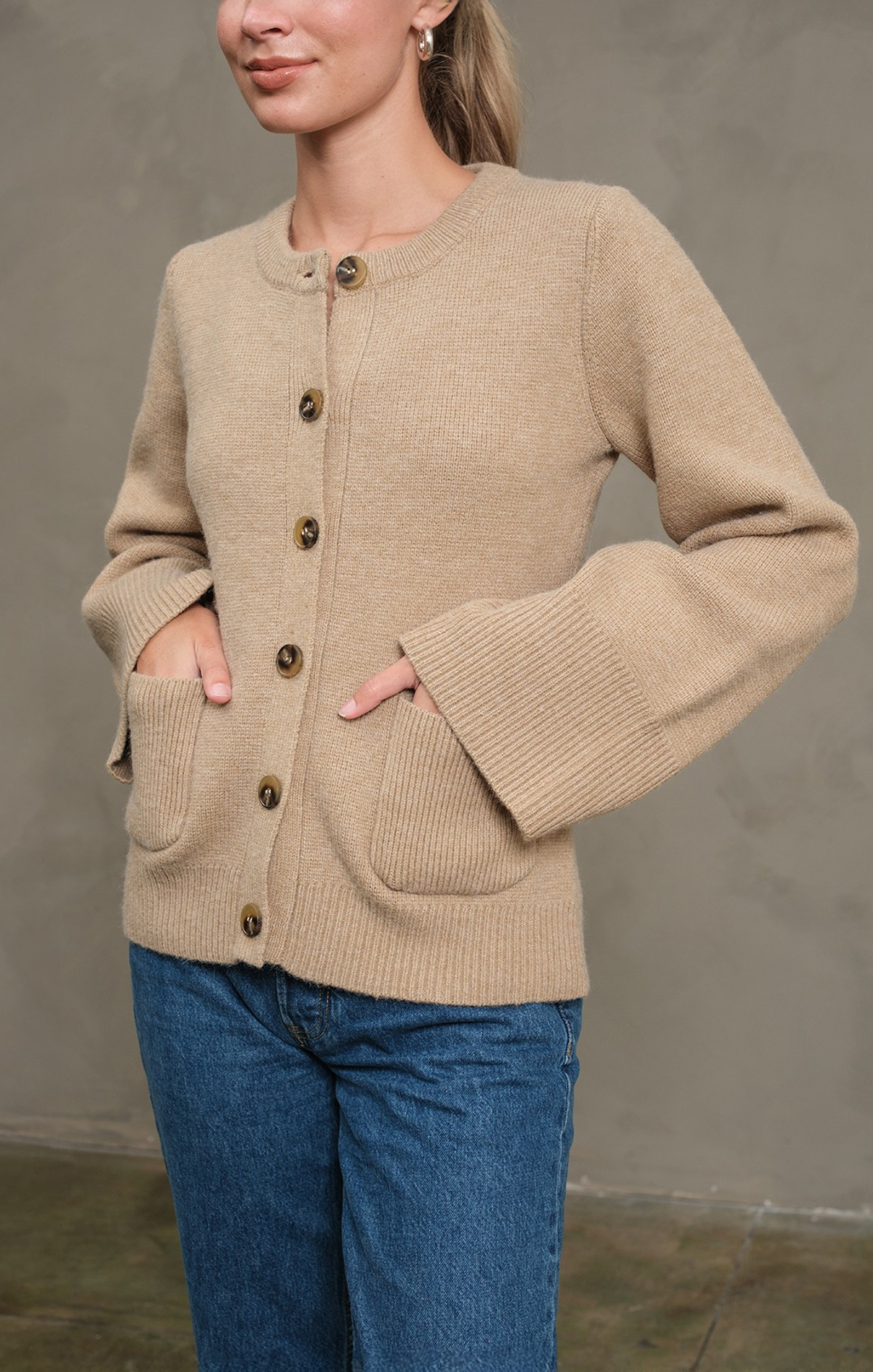 Sweater with Drama - Cozy Style
