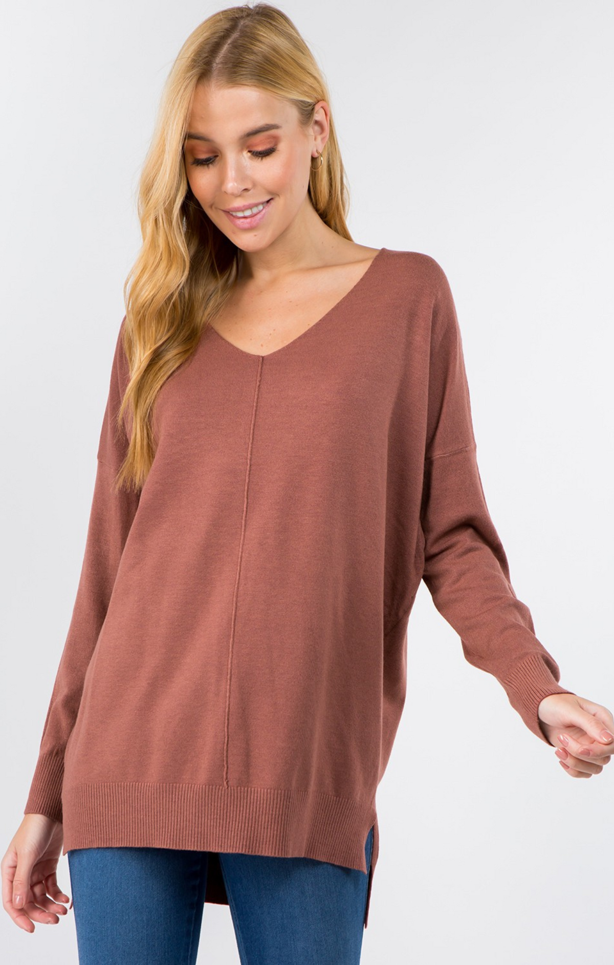 Dreamy V-Neck Comfort Sweater