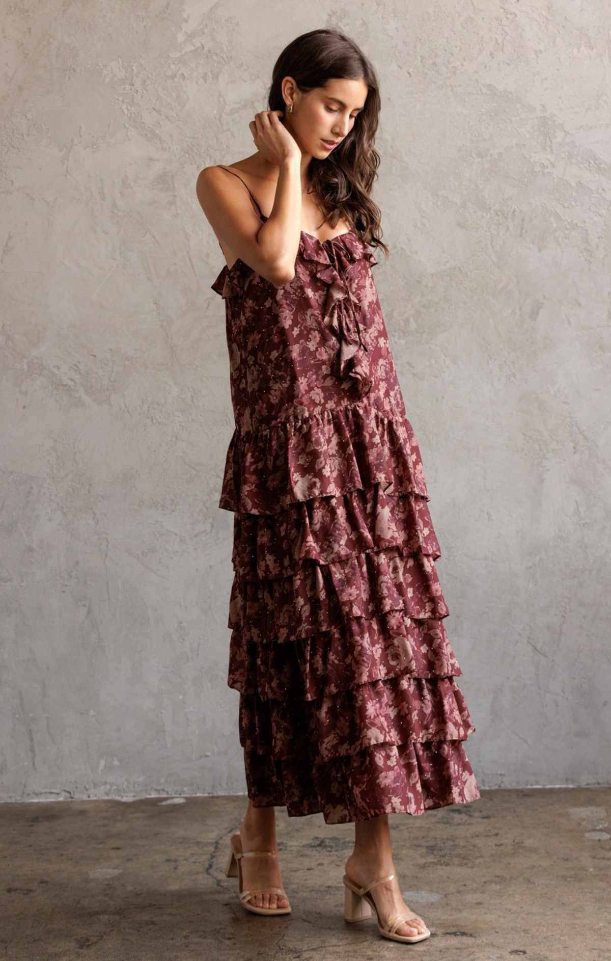 Sunshine Bloom Flowy Party Dress