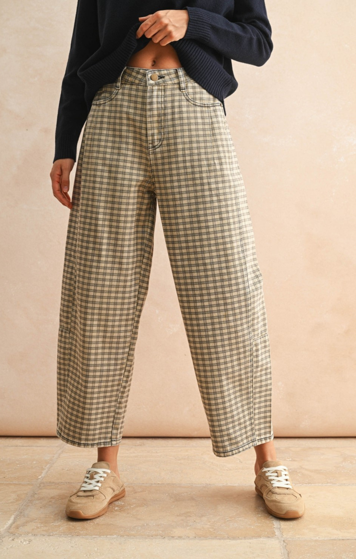 ‌Checkered Joy Pants