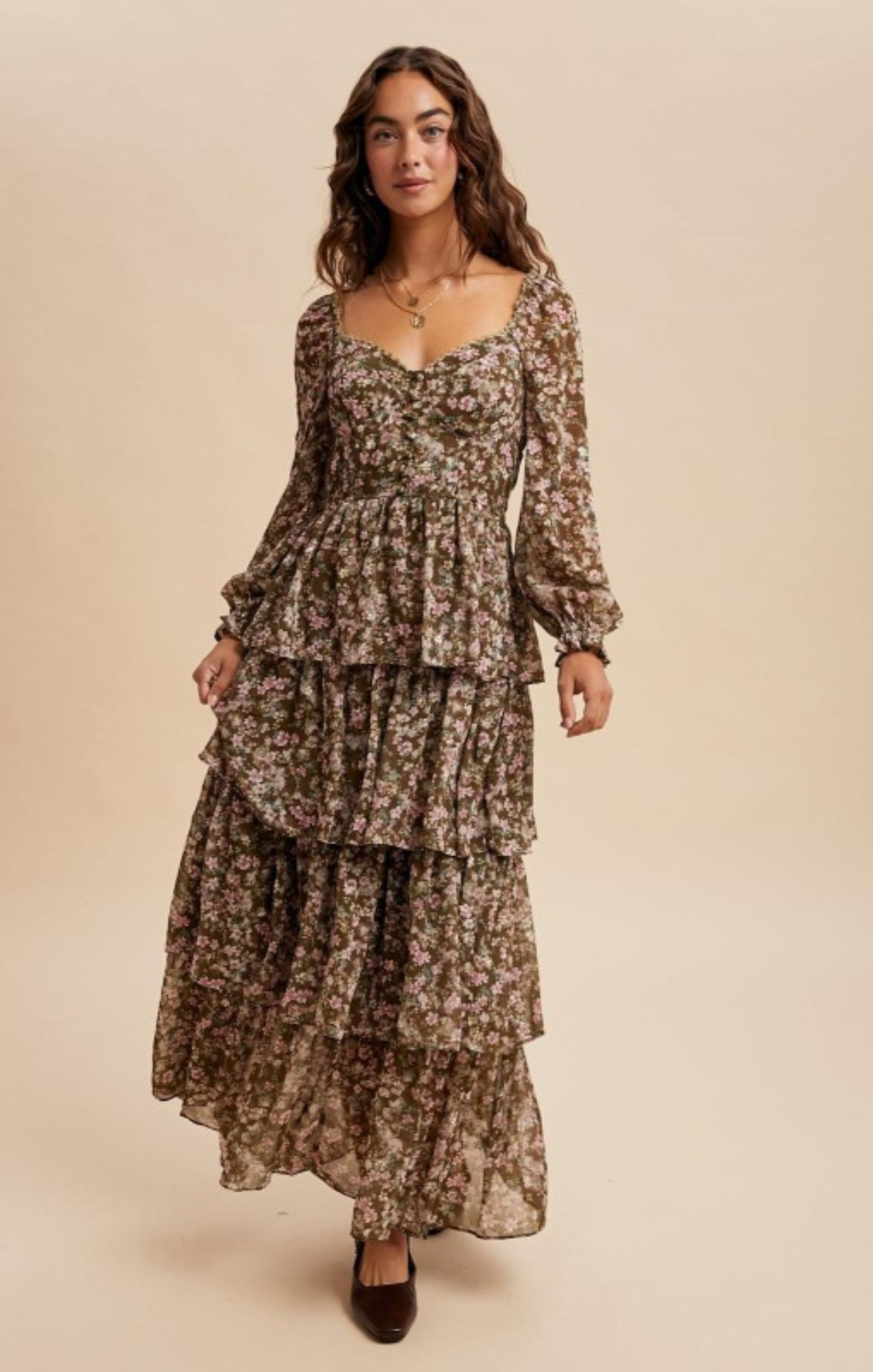 Sunshine Floral Flowy Summer Dress