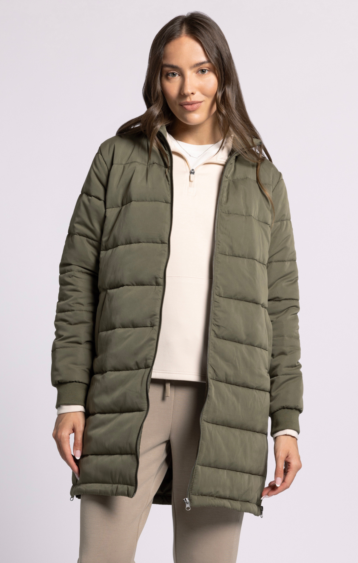 Lightweight Warm Puffer Coat
