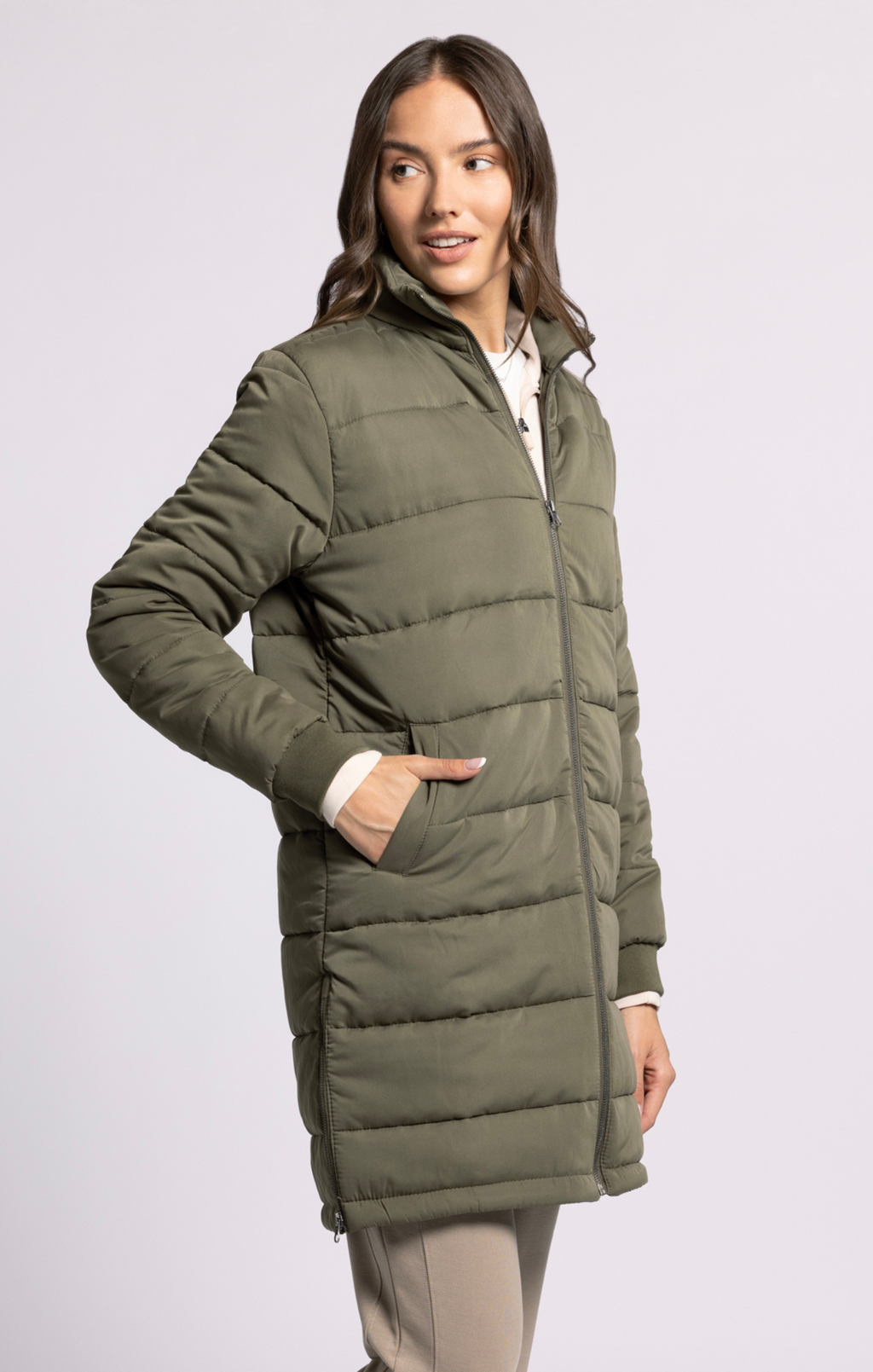 Lightweight Warm Puffer Coat