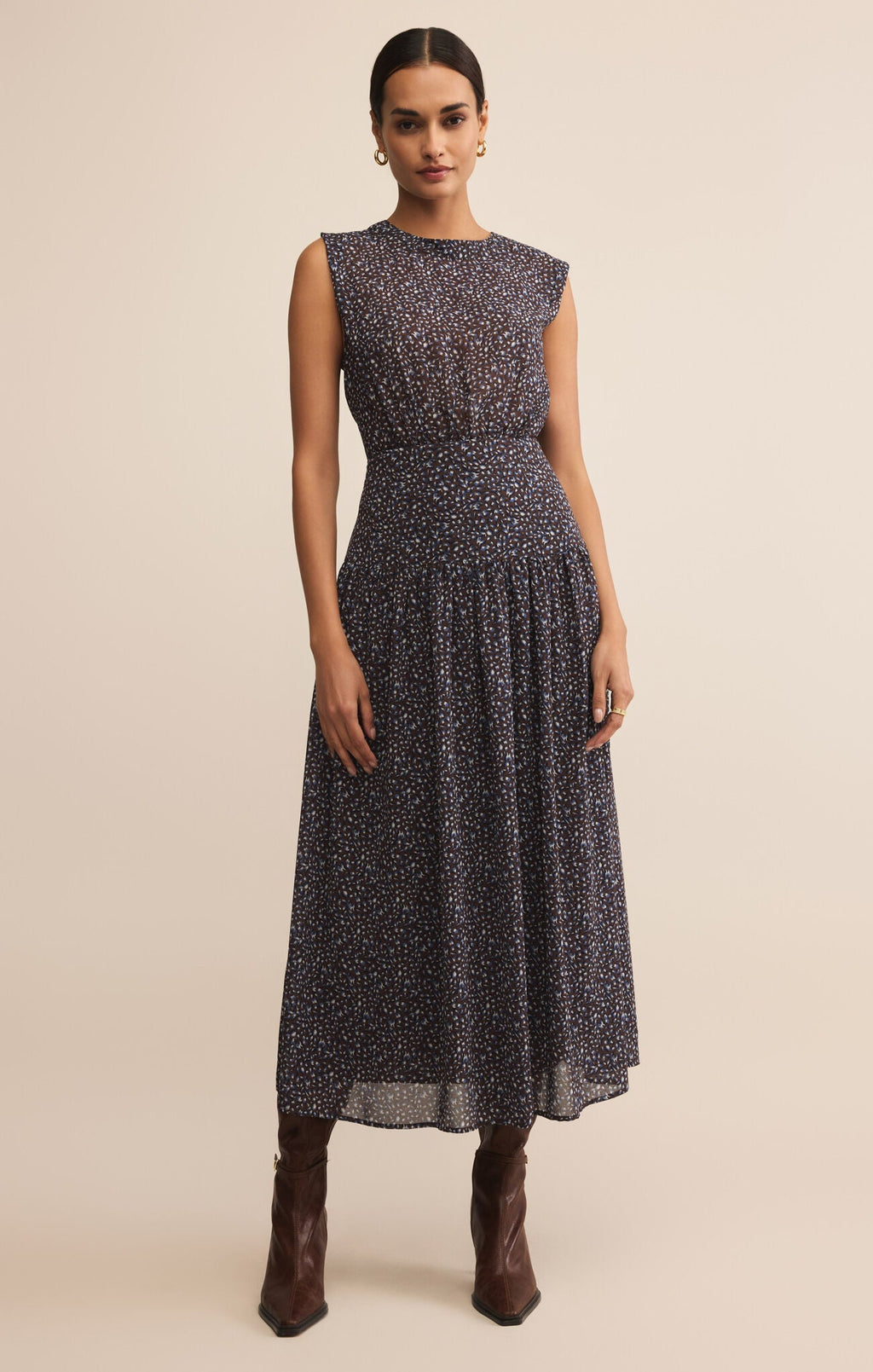 Breezy Sleeveless Comfy Midi Dress
