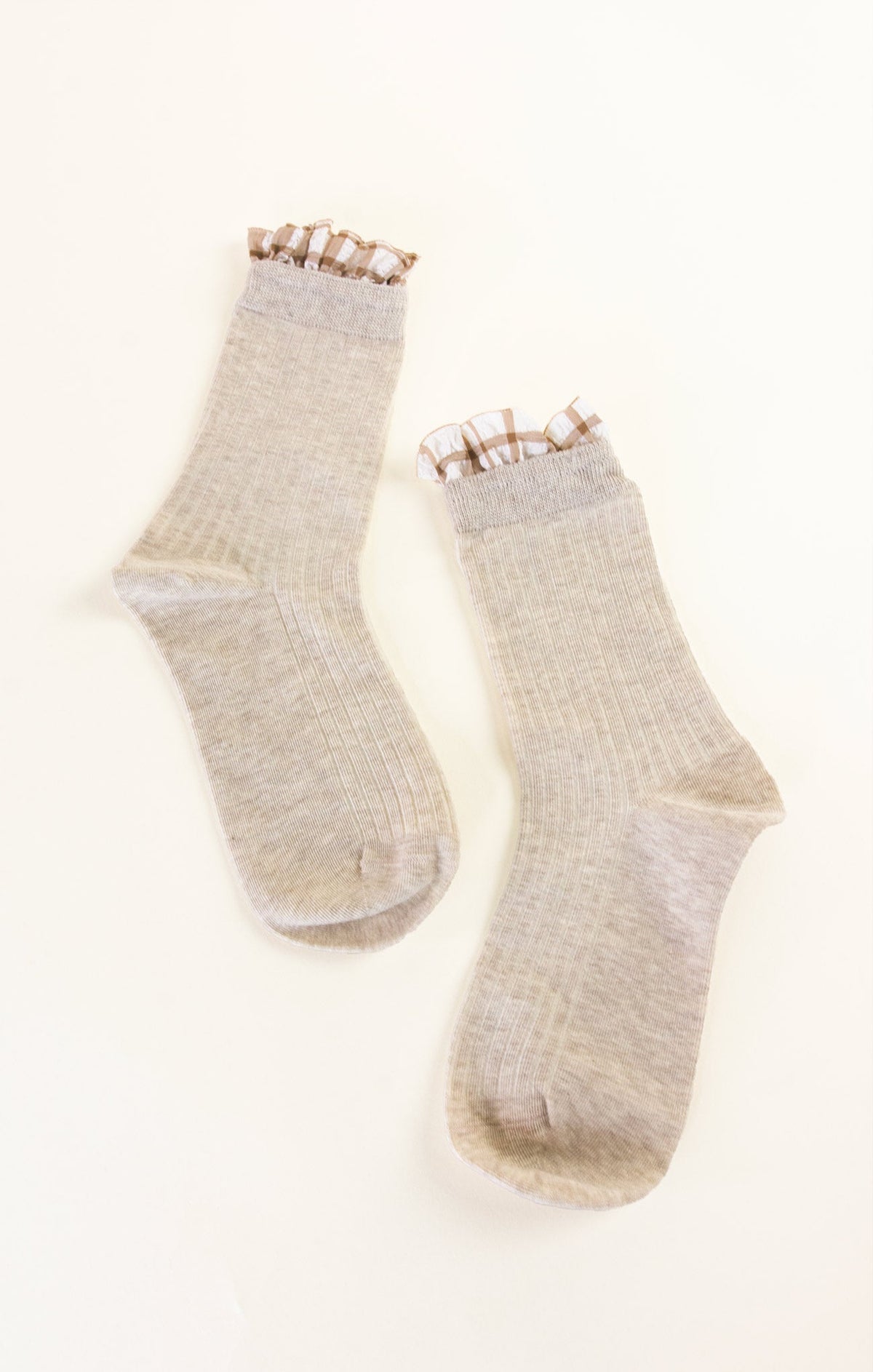 Colored Cotton Mid-Calf Socks