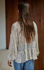 Breezy Vintage Charm Blouse
