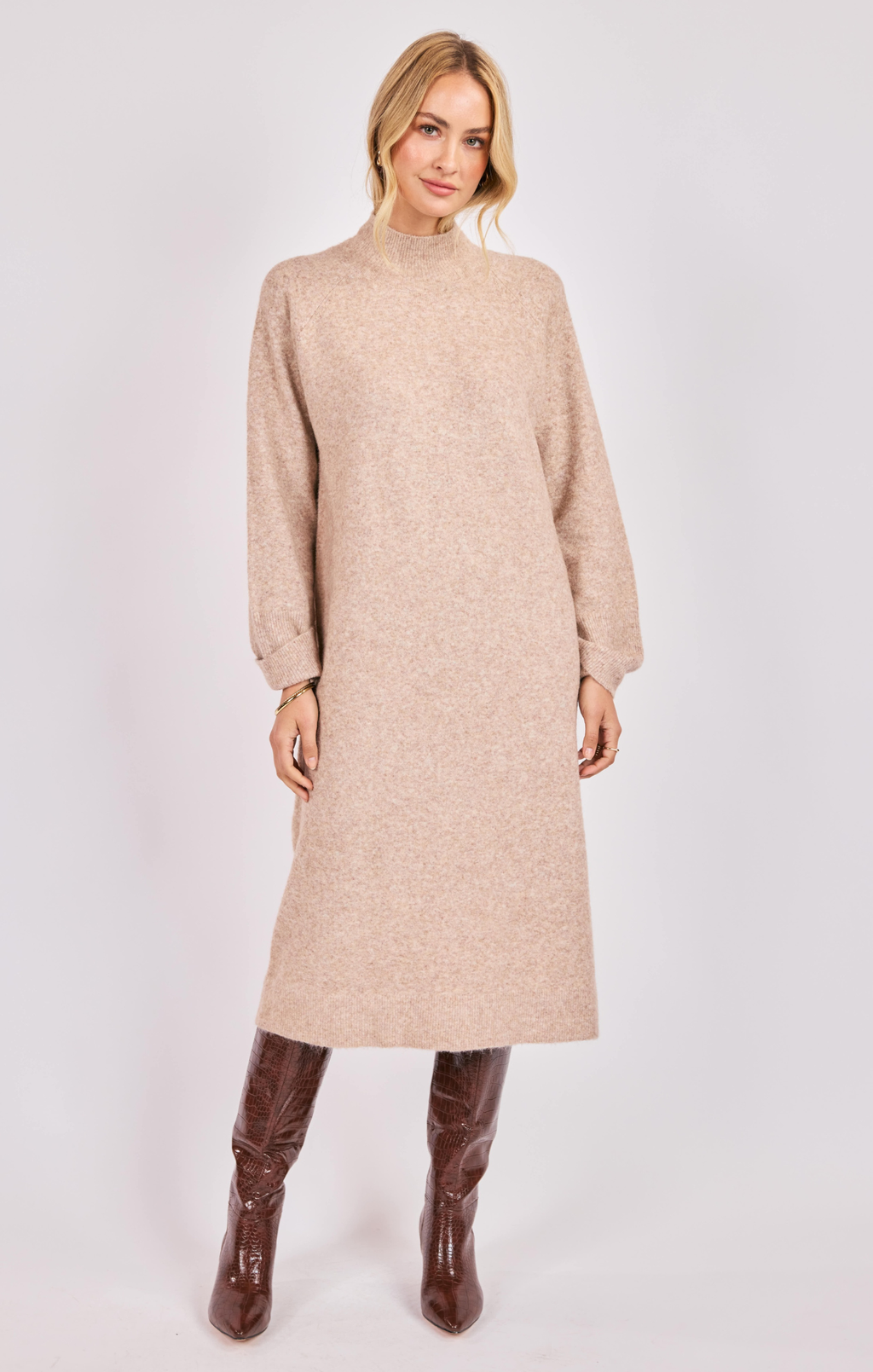 Curves Embrace Knit Dress